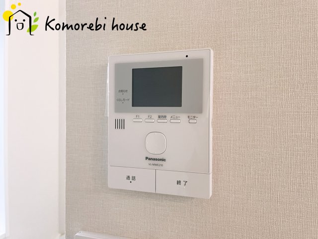 さいたま市大宮区大成町　第1　新築一戸建て　Bの防犯設備|モニター付インターホンです