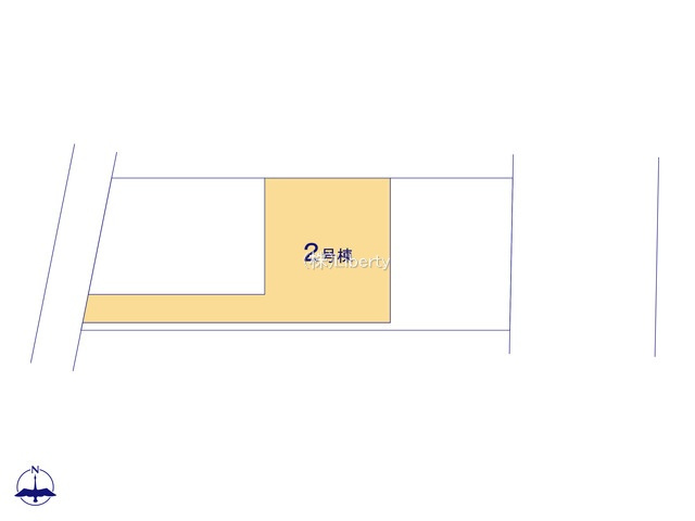 つくば市今鹿島9期　新築戸建　2号棟の外観