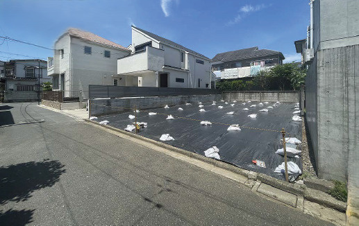 中野区上鷺宮5丁目　建築条件なし　南東道路の限定1区画