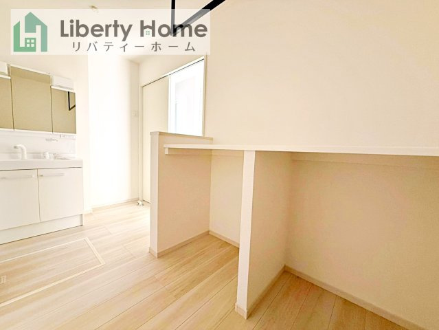 つくば市今鹿島9期　新築戸建　3号棟の脱衣所