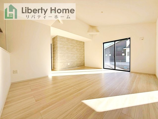 つくば市今鹿島9期　新築戸建　3号棟の居間・リビング