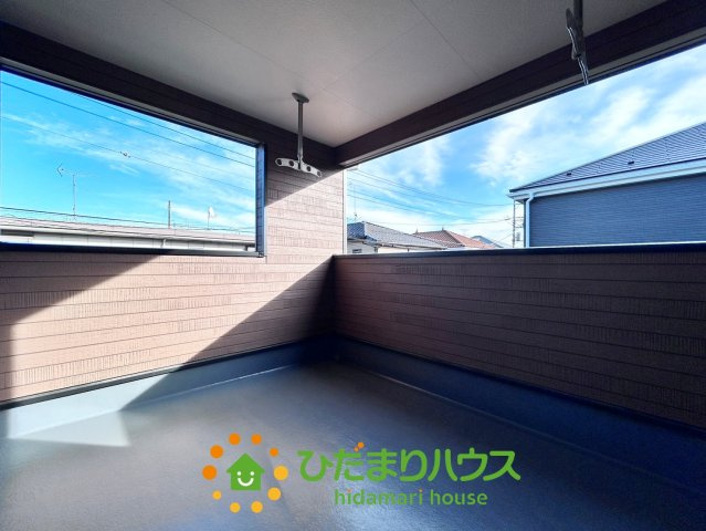 宮代町西原第２　新築一戸建て　01　クレイドルガーデンのバルコニー