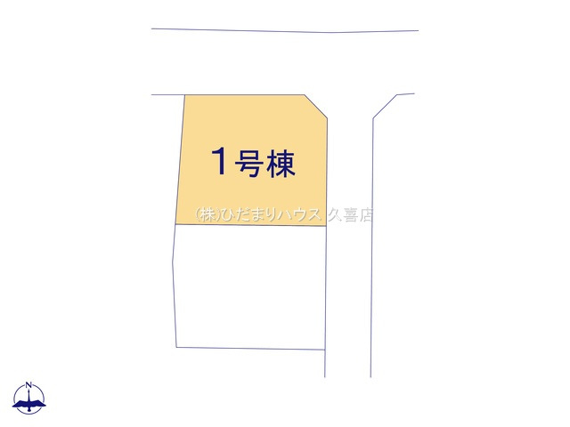 宮代町西原第２　新築一戸建て　01　クレイドルガーデンの区画図|全２棟