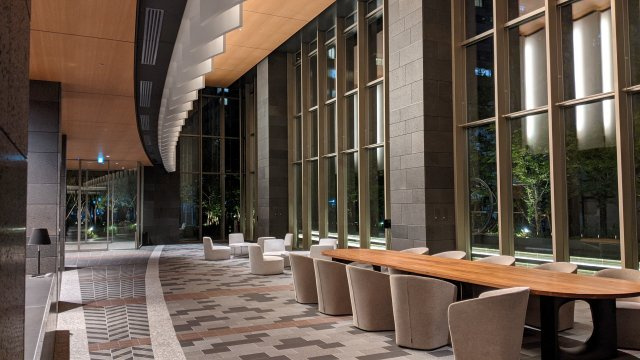 ミッドタワーグランドのエントランス