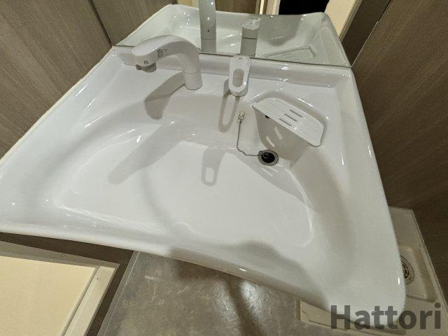 ルクレ新大阪レジデンスの洗面所