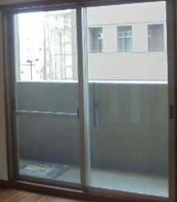 アベニュー白河のバルコニー