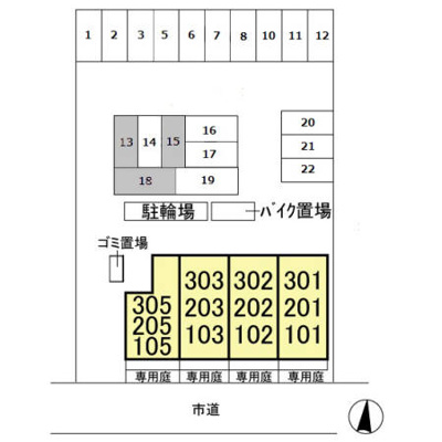 【区画図】 | メゾンサカエ