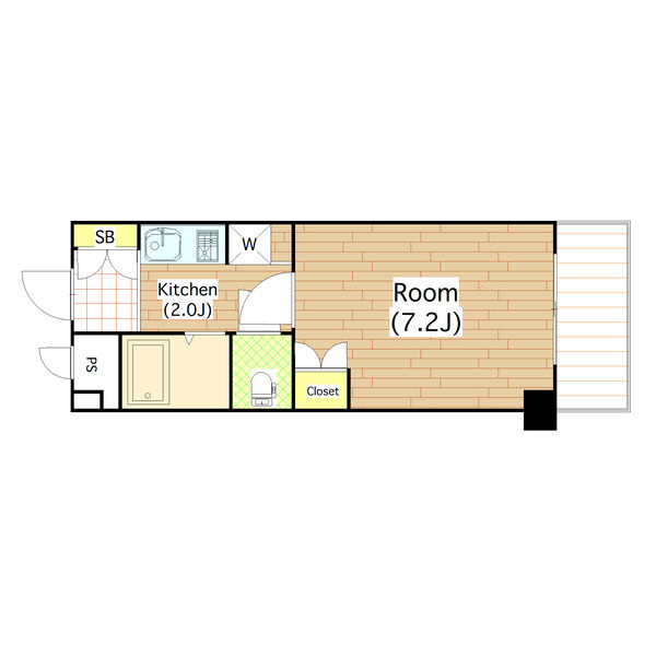グランコート江坂の間取り