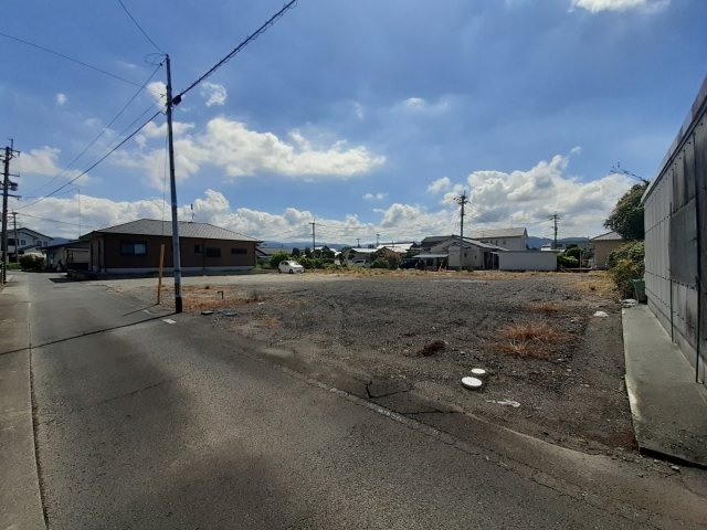 宇城市小川町新田の売地の外観