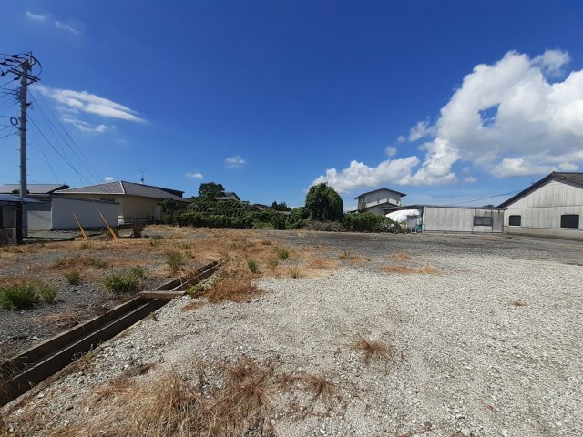 宇城市小川町新田の売地の外観