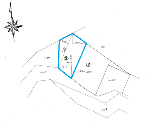 【土地図】 | 丸善ランド　古家付土地