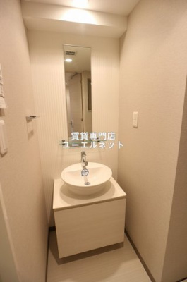 【独立洗面台】 | S-RESIDENCE江坂 | 清潔感のある洗面台