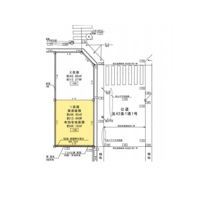 大宮区大成町1470②　新築一戸建て　オープンライブス大成町アベニュー　01の区画図|1号棟