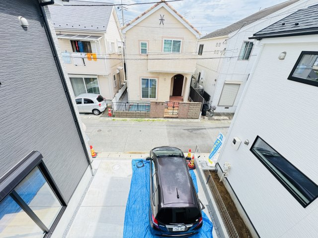 市川市東菅野４丁目新築戸建【北方小学校：7分】の展望|バルコニーより道路側眺望