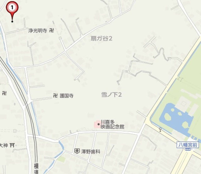 メゾンかきの木弐番館の地図