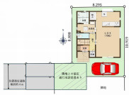 さいたま市大宮区三橋１丁目　新築戸建て　01　の区画図|１号棟