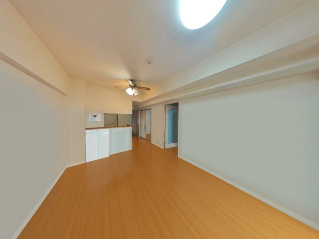 【居間・リビング】 | プロパレス平野背戸口フィエルテ | CGで家具等を消去した画像になります。