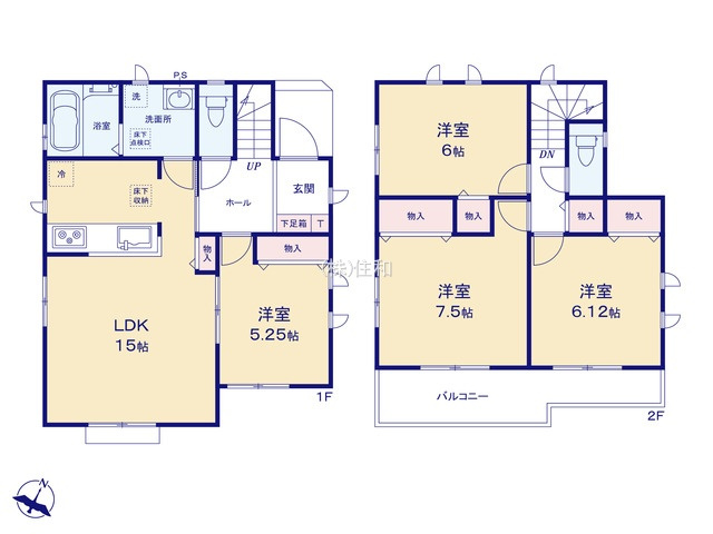 【新築分譲住宅】ふじみ野市富士見台の間取り
