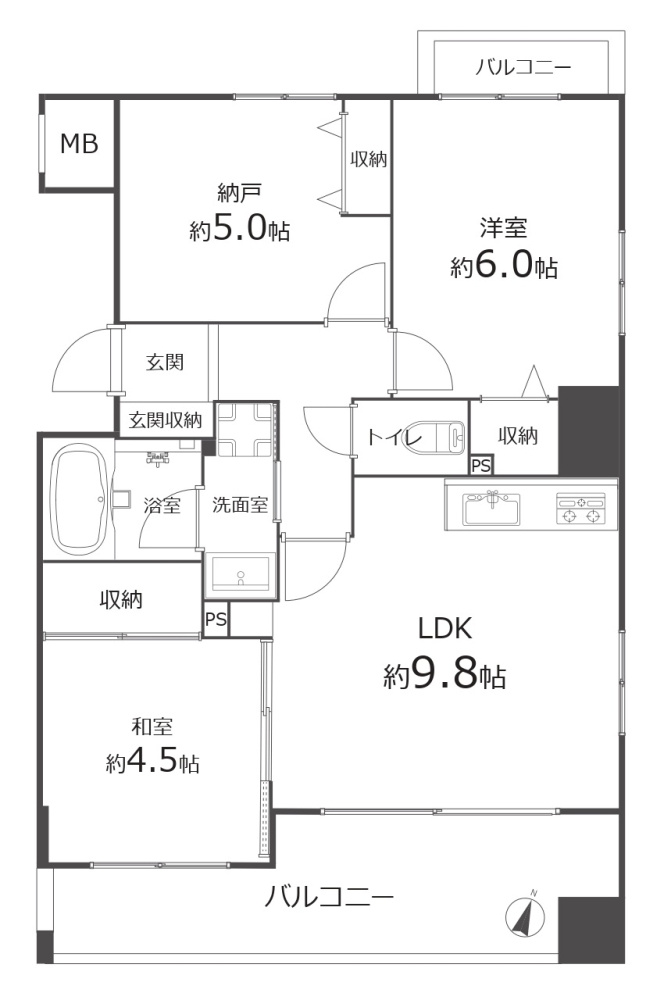 グルーブ兵庫グランアリーナの間取り|ご内覧はお気軽にリクラス不動産販売までお問合せください
