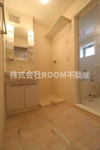 ハッピネスTAKAOの洗面所|忙しい朝には欠かせない洗面所です