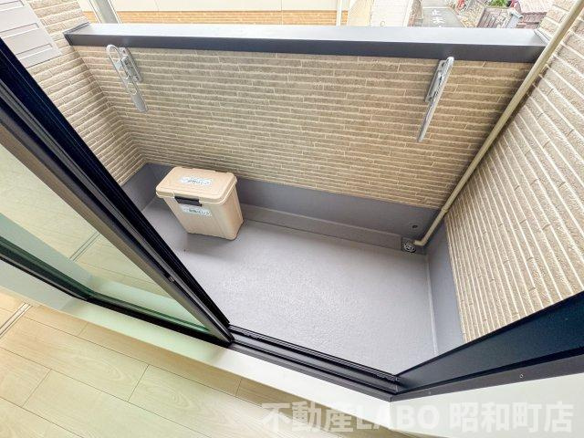 The Haven Osakaのバルコニー