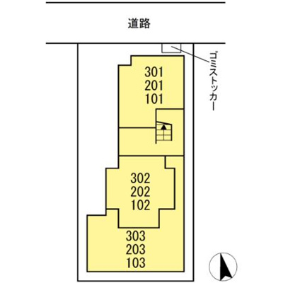 【区画図】 | アンジュール高島平Ⅰ