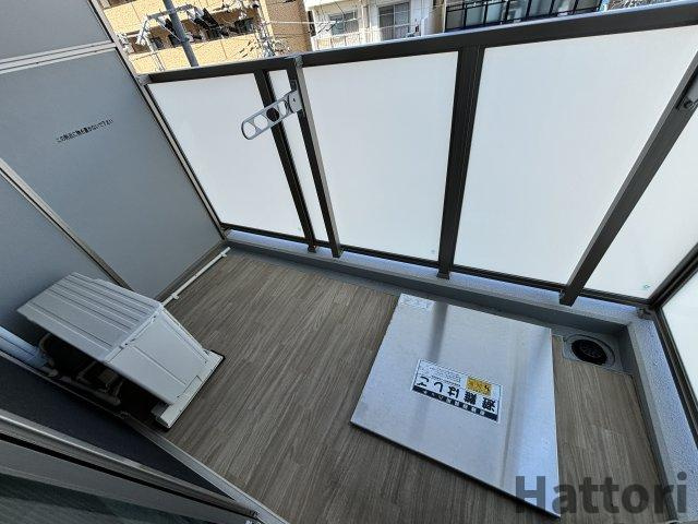 エスリードレジデンス東三国デュオのバルコニー