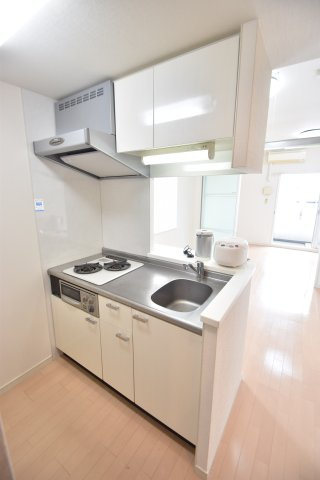 大阪市都島区東野田町１丁目の賃貸マンションのキッチン