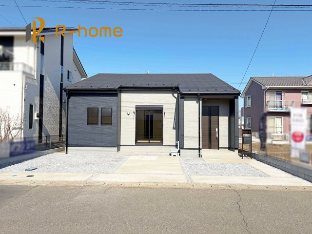 古河市下辺見第6　新築戸建て　6号棟の外観|ご予約を頂ければ、『平日』はもちろん『早朝』や『夜間』もご見学可能です♪お気軽にお申し付けください♪