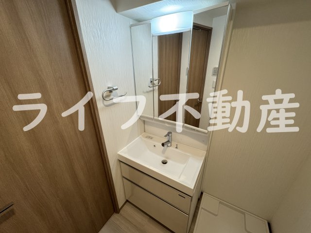 プレジオ長田の独立洗面台|独立洗面化粧台が付いています
