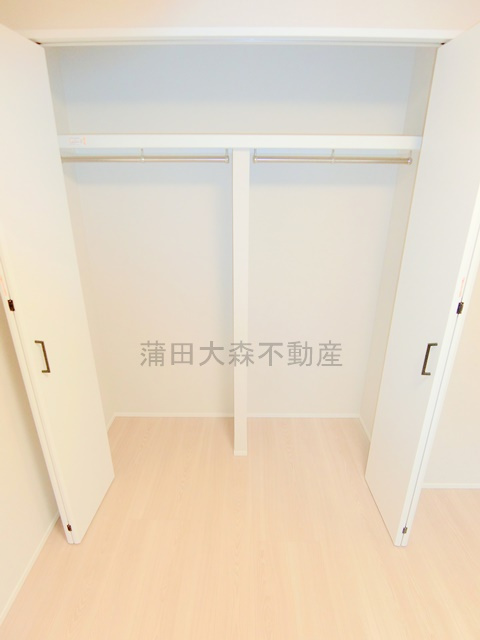 ミリアレジデンス西蒲田の収納|洋室4.8帖の収納　クローゼット