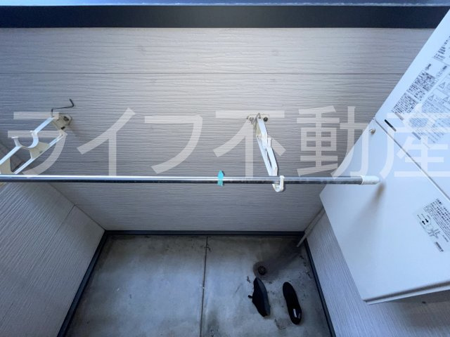 花園本町テラスのバルコニー
