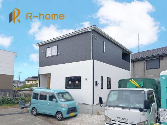 牛久市さくら台第10　新築戸建て　1号棟の外観|ご予約を頂ければ、『平日』はもちろん『早朝』や『夜間』もご見学可能です♪お気軽にお申し付けください♪