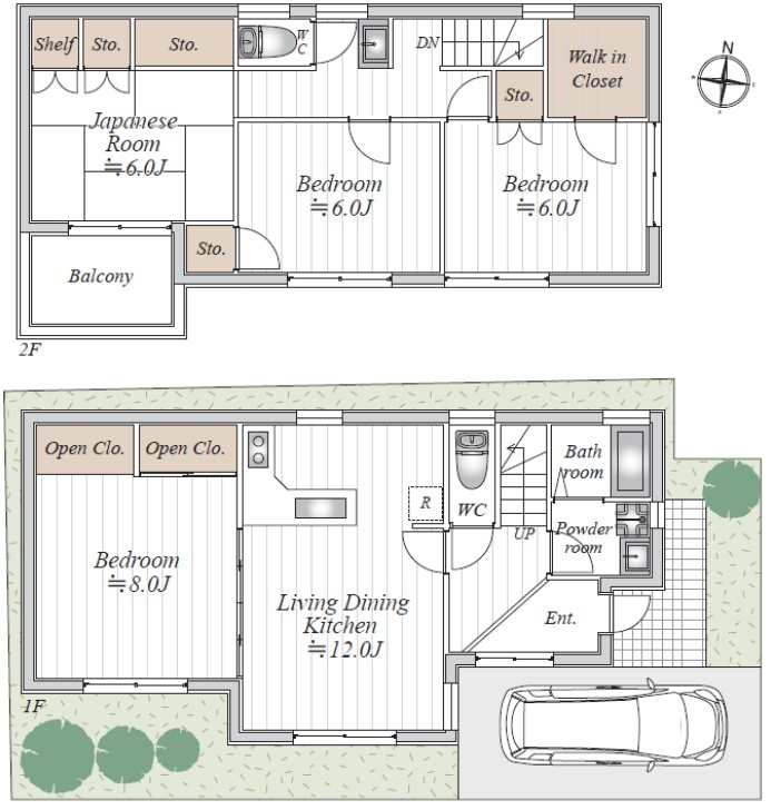 八潮市　八潮8丁目　中古戸建のその他|間取図です