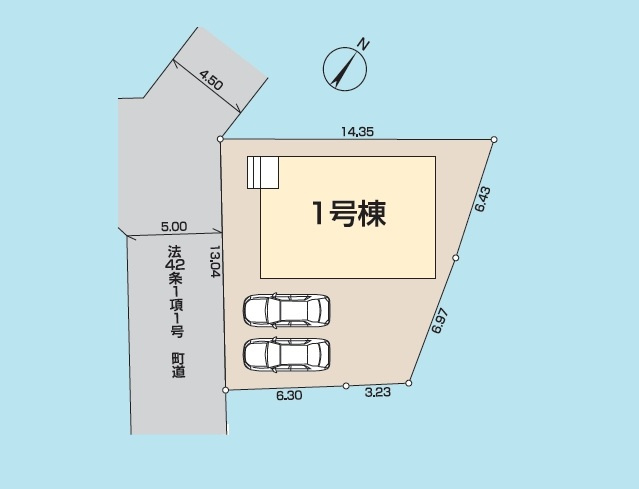 【区画図】 | 入間郡三芳町藤久保第２　全１棟 | 全１棟