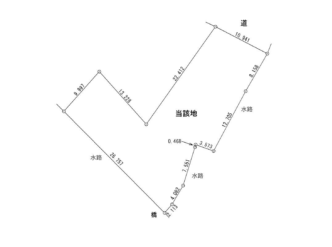 湯所町１丁目 の土地図