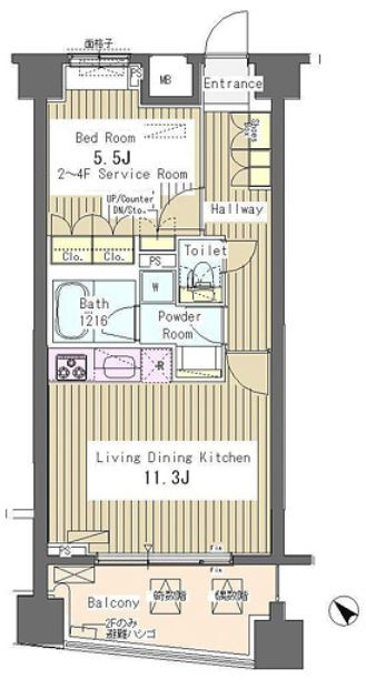 グレースレジデンス東京の間取り