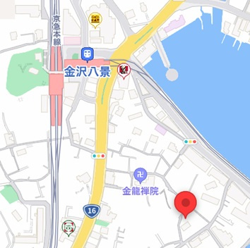 グランメール金沢八景の地図