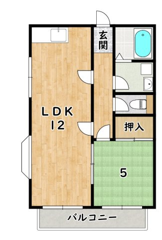 【間取り】 | S60356-ｺｰﾎﾟｶﾄｳ