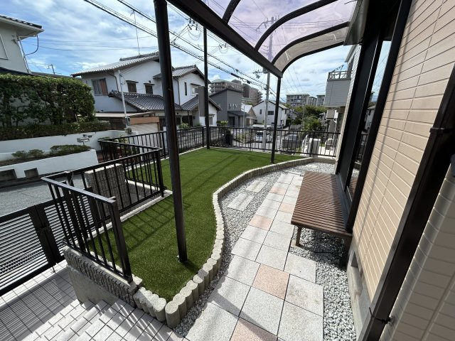 神戸市垂水区学が丘４丁目戸建の庭