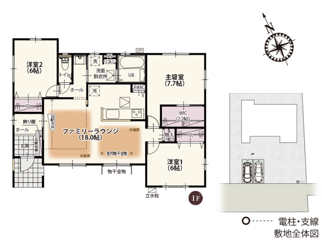 【間取り】 | 加須市下高柳第11期　ワイウッドコート　新築戸建　全12棟　12号棟
