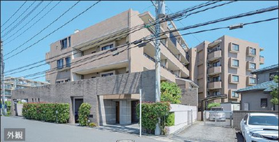 【外観】 | 【HP限定公開】コスモ稲田堤ガーデンフォルム