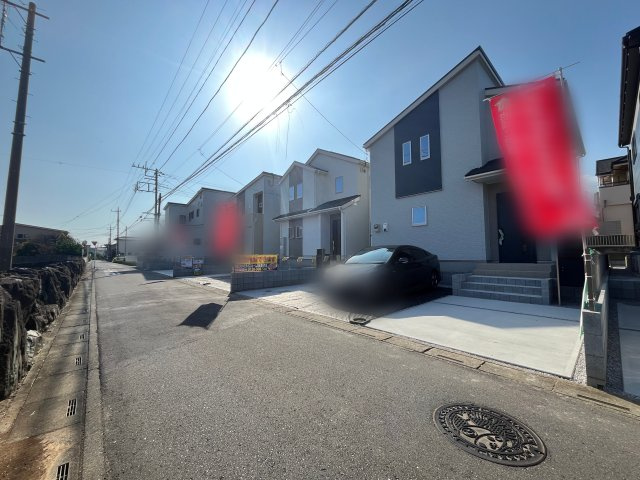 【前面道路含む現地写真】 | 深谷市宿根　　新築戸建　　全５区画　2号棟
