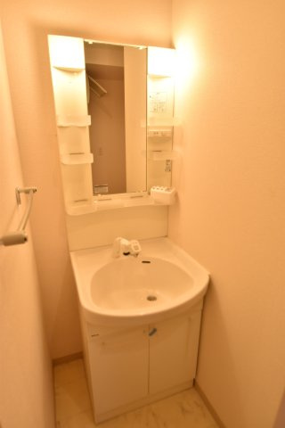 大阪市城東区鴫野西５丁目の賃貸マンションの独立洗面台