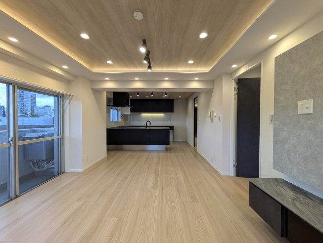 レトロマンション逆にオシャレな【コープ高輪】の居間・リビング