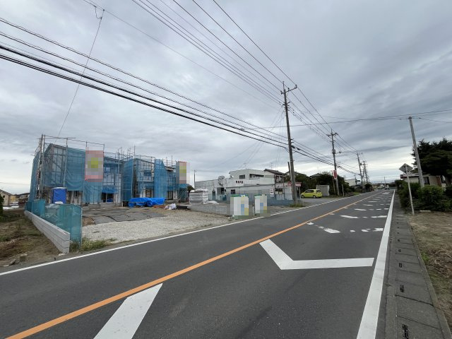 【前面道路含む現地写真】 | 深谷市下手計　新築戸建　全２区画　１号棟