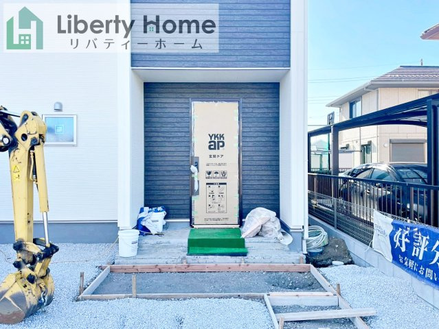 古河市下辺見第6　新築戸建　1号棟のエントランス