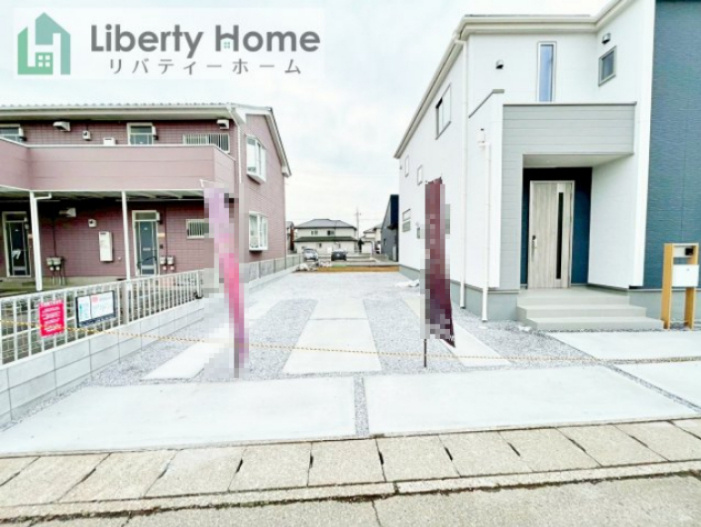 古河市下辺見第6　新築戸建　2号棟の駐車場