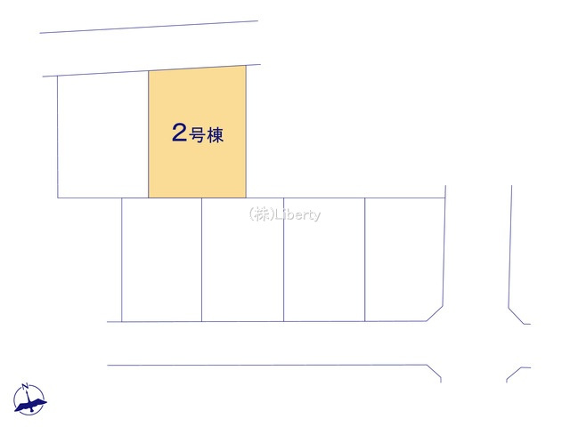 古河市下辺見第6　新築戸建　2号棟の区画図