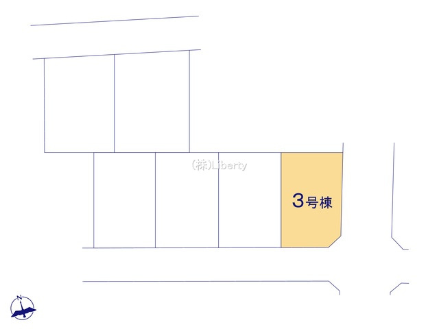 古河市下辺見第6　新築戸建　3号棟の区画図